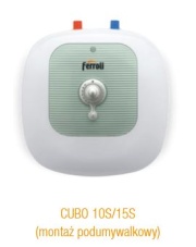 Podgrzewacz elektr. pojemnościowy CUBO SG 10 SVE podumywalkowy